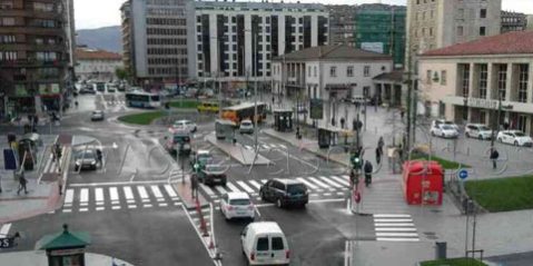 Rotonda Plaza Estaciones Santander cantabria Rotonda Plaza Estaciones Santander cantabria