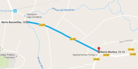 peatonal-hoz-anero Paseo peatonal entre Mortera de Hoz y Hoz de Anero cantabria