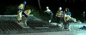 Video del proceso de construcción del puente de Gornazo, Cantabria