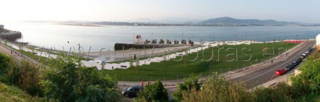 Acondicionamiento de la explanada del muelle de Gamazo