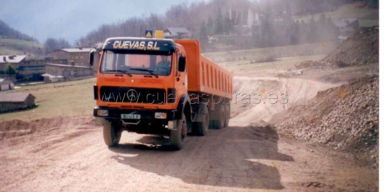Ejecución de trabajos en la obra "Carretera Potes - Fuente Dé