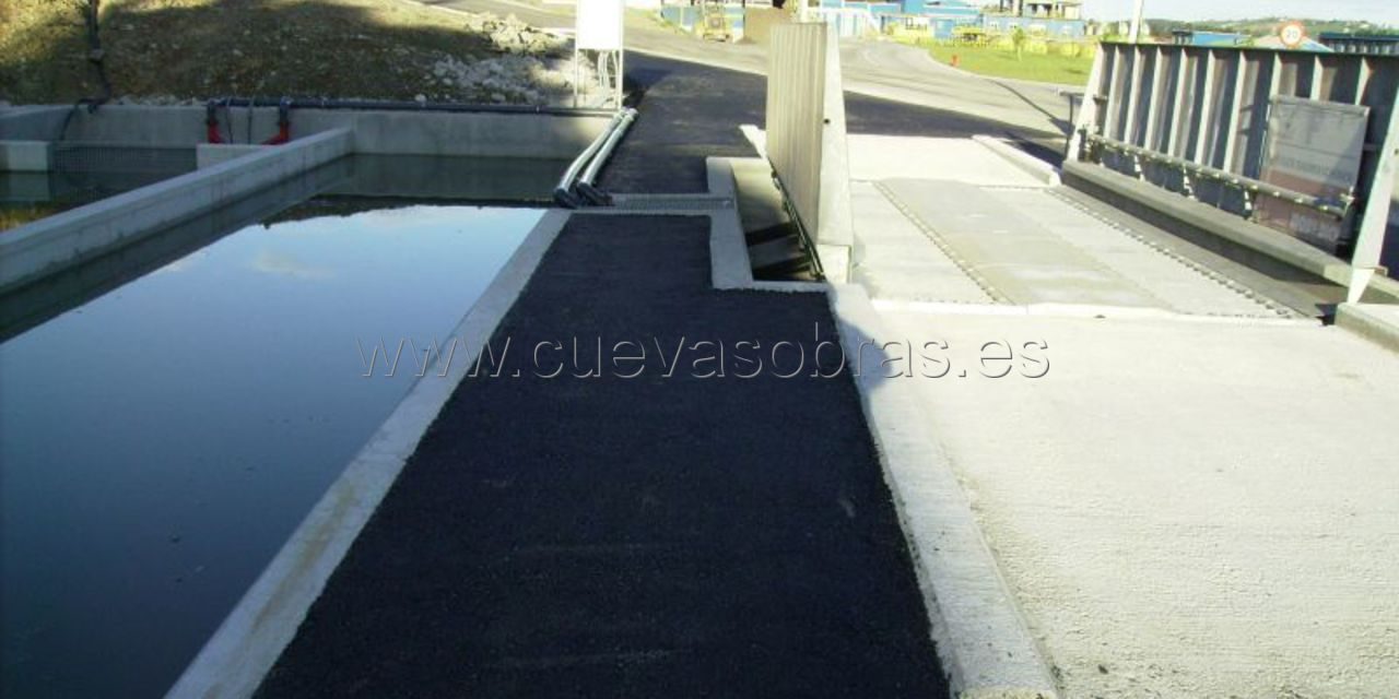 Construcción de lavaruedas en la fábrica de AZSA - XSTRATA ZINC