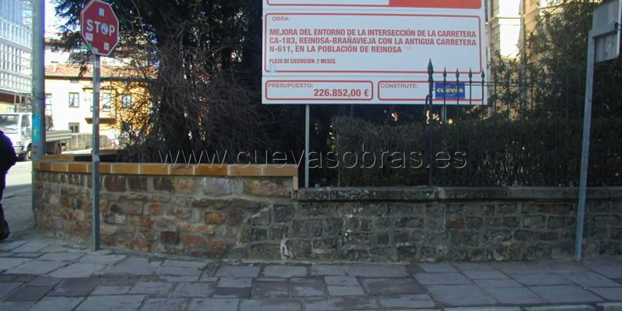 Mejora del entorno de la intersección de la carretera CA-183