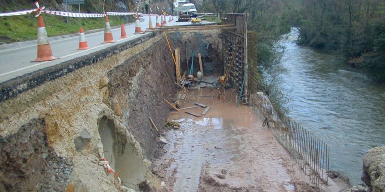 Obra de emergencia "Reparación de muro en Ceceñas