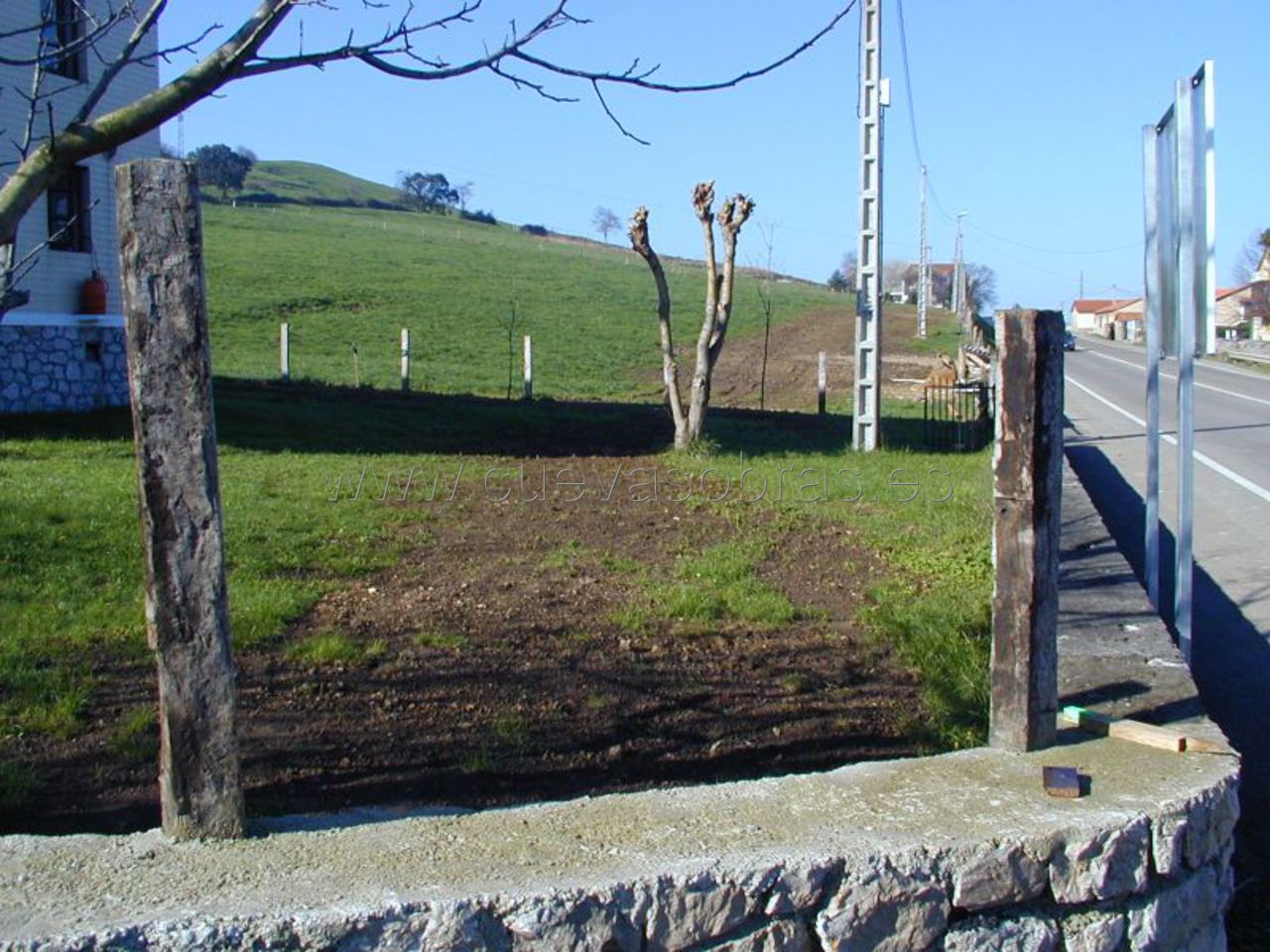 Saneamiento en Rubayo, Marina de Cudeyo, Cantabria.